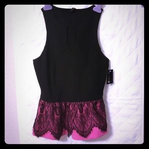Nwt Peplum top
